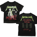 Metallica And Justice For All Tour 1988 Vintage Graphic T-Shirt