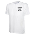 Personalised Custom Text Printed T-Shirt Classic Work wear Casual T Shirt TOP