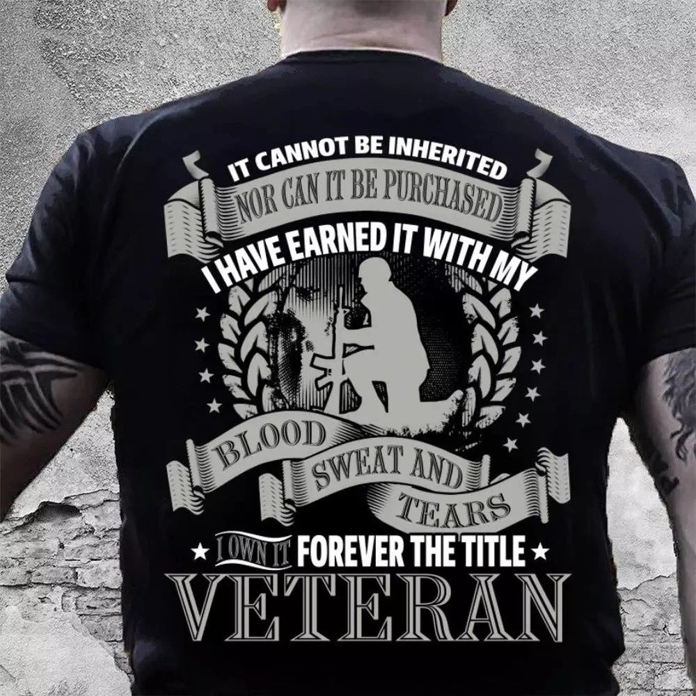 Veteran T Shirt Forever The Title Veteran Standard T Shirt Veterans Day Shirts