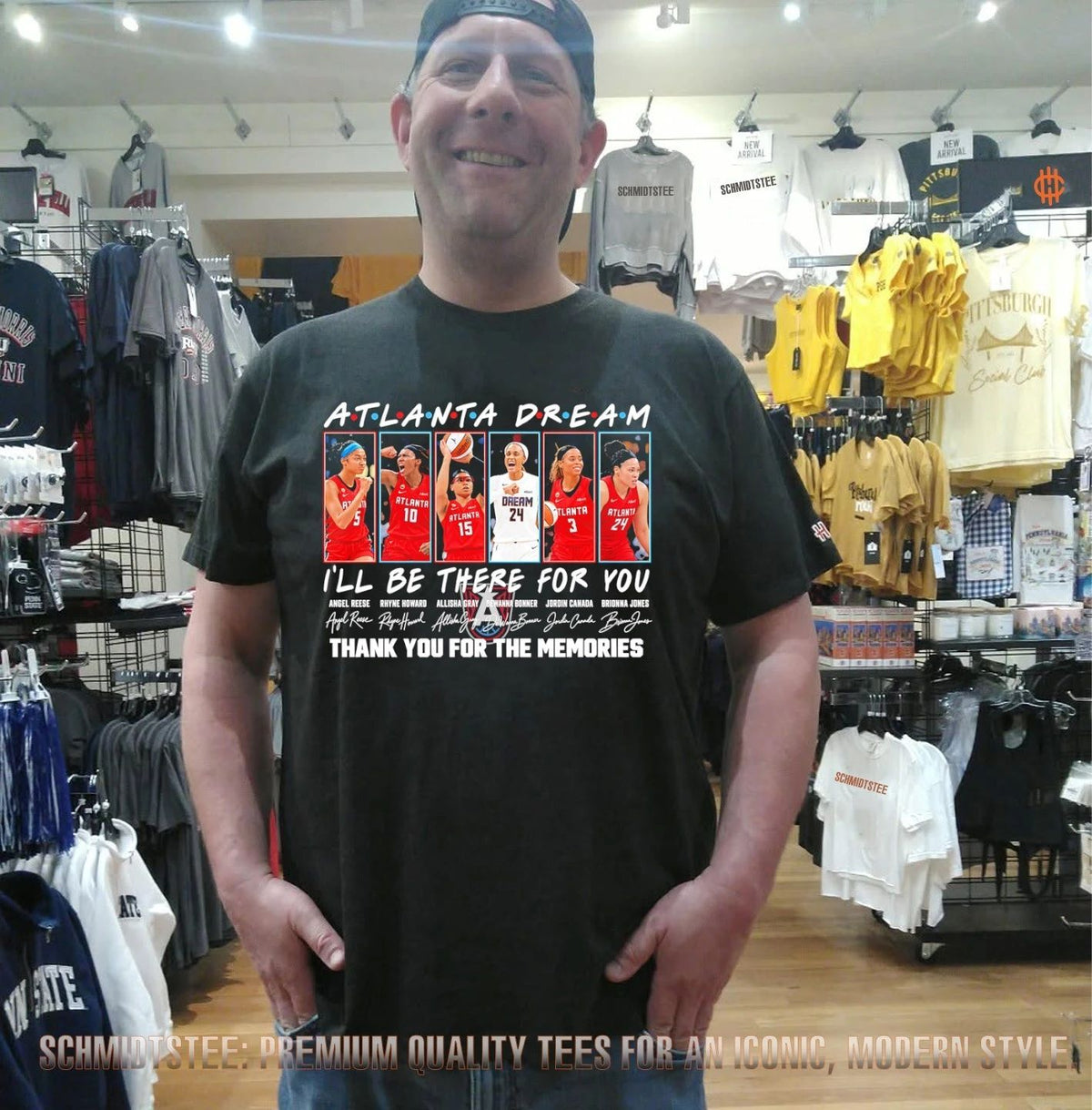 Atlanta Dream 2026 players I’ll be there for you thank you for the memories shirt