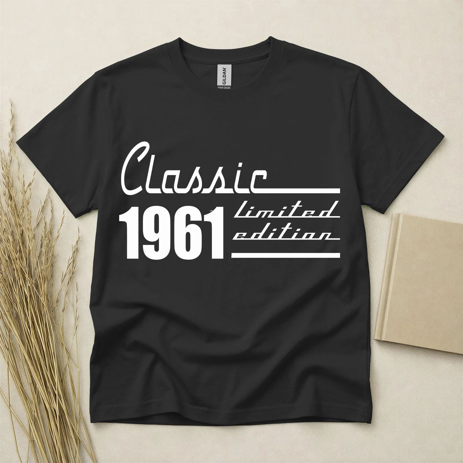 65th Birthday TShirt Born In 1961 65 Years Old Gifts Classic 1961 Limited Tee