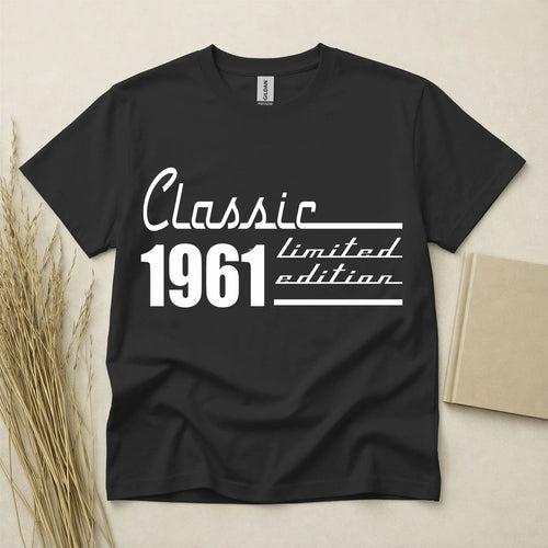 65th Birthday TShirt Born In 1961 65 Years Old Gifts Classic 1961 Limited Tee