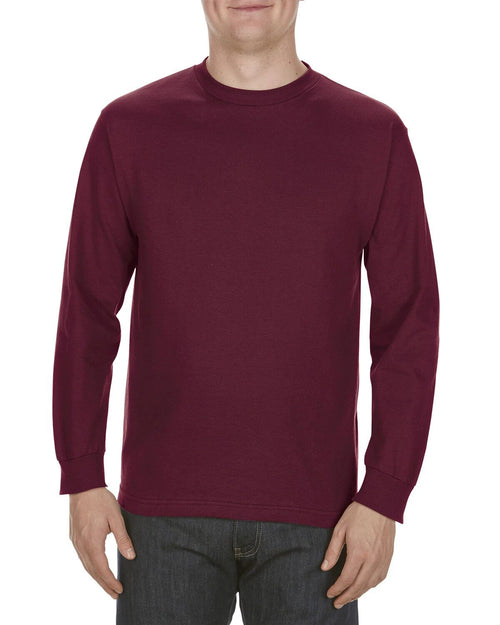 Alstyle Adult 6.0 oz., 100% Cotton Long-Sleeves T-Shirt AL1304 S-3XL