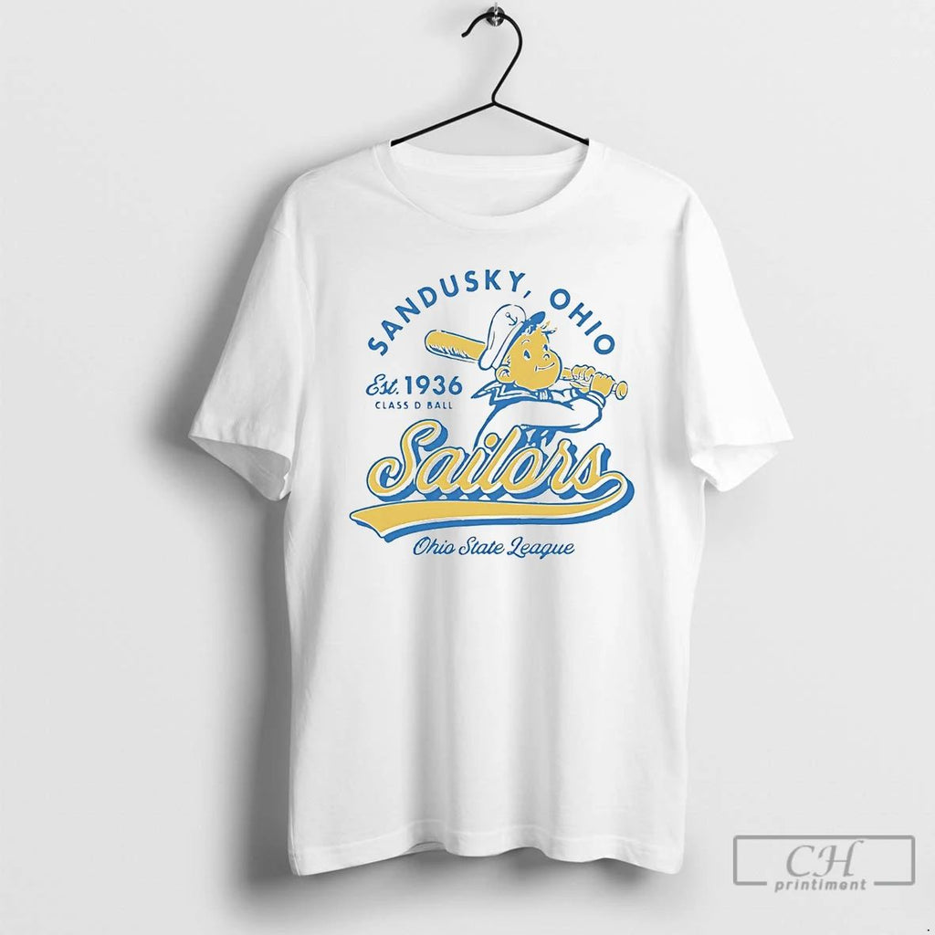 Premium Sandusky Sailors Est 1936 Ohio State League T Shirts