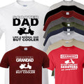 Scooter T Shirt Dad Grandad Or Warning Design Fathers day or Christmas Gift