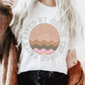 Bohemian T shirts, Christian Boho Graphic Tees, Distressed Sunrise Sunset