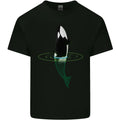 A SCI-FI Orca Whale Mens Cotton T-Shirt Tee Top