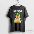 Classic Portland Frog Resist No Kings Long Sleve T Shirts