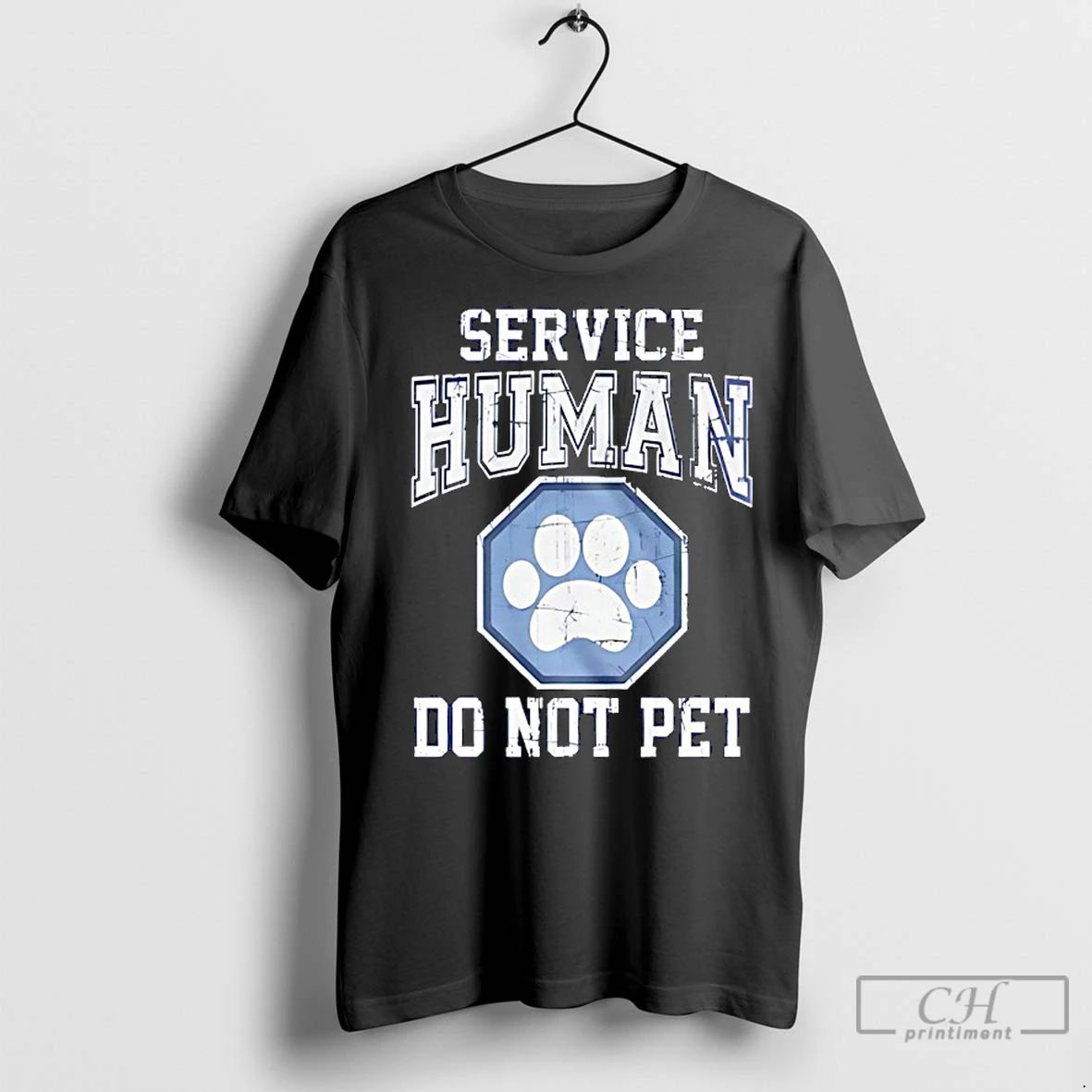 Premium Service Human Do Not Pet Dog Paw