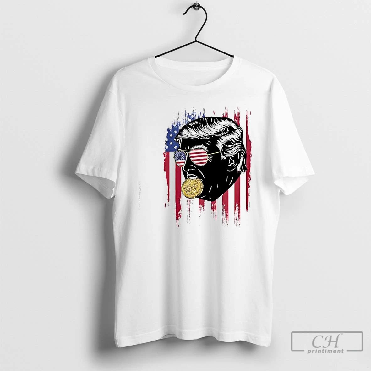 Premium Trump Nobel Prize American Flag T Shirts
