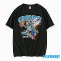 Charlotte Hornets Mascot Skeleton Burning Player Nba Tshirts Sweater