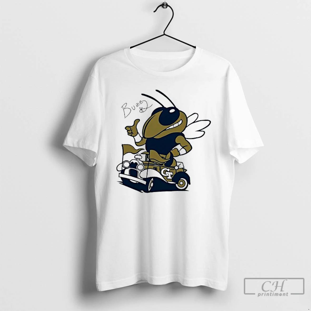 Premium Buzz Mascot Of Georgia Tech Yellow Jackets T Shirts