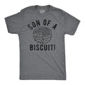 Mens Funny T Shirts Son Of A Biscuit Sarcastic Food Graphic Tee for Men