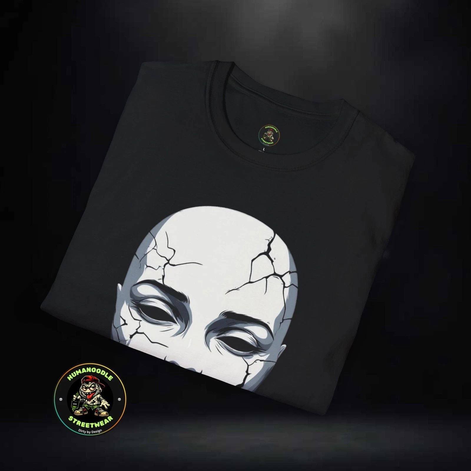 Cracked Mask Face Still Going T-Shirt