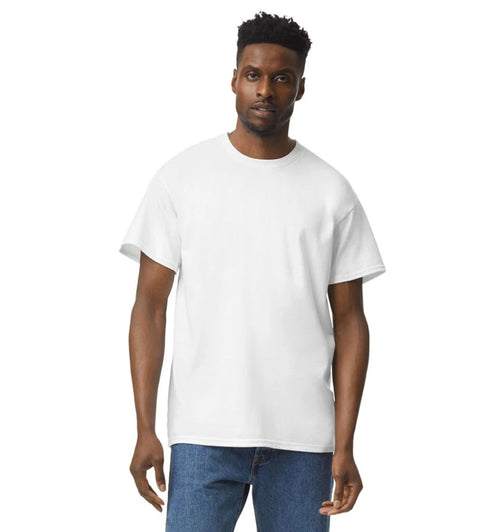 (L) Gildan Unisex G500 Solid Heavy Cotton Plain SS Blank Casual T-Shirt