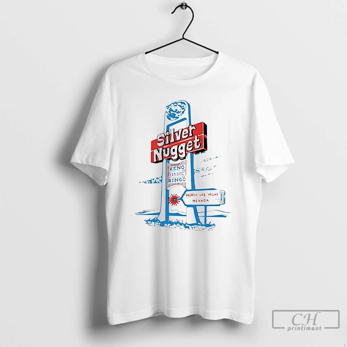 Premium Silver Nugget Casino Keno Bingo North Las Vegas Nevada T Shirts