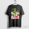Classic Peanuts Nebraska Cornhuskers Under Christmas Tree T Shirts