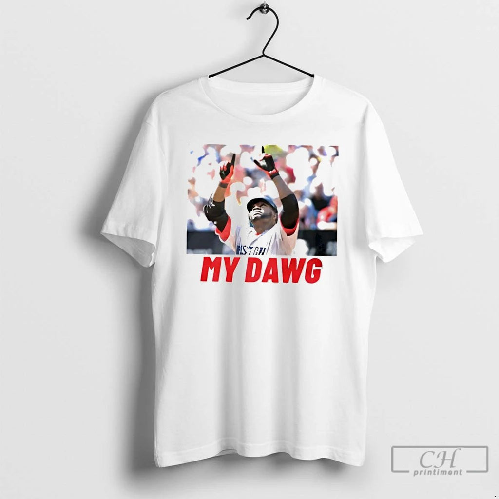 Classic David Ortiz My Dawg Graphic T Shirts