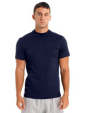 Freebily Men's Short Sleeve Undershirts Tops Slim Fit Basic Pullover Tees