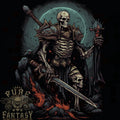 Master of Warriors Fantasy Skull Mens T-Shirt 100% Cotton