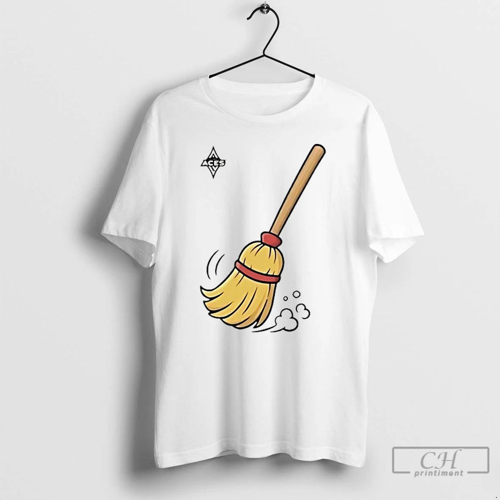 Classic Las Vegas Aces Brooms T Shirts