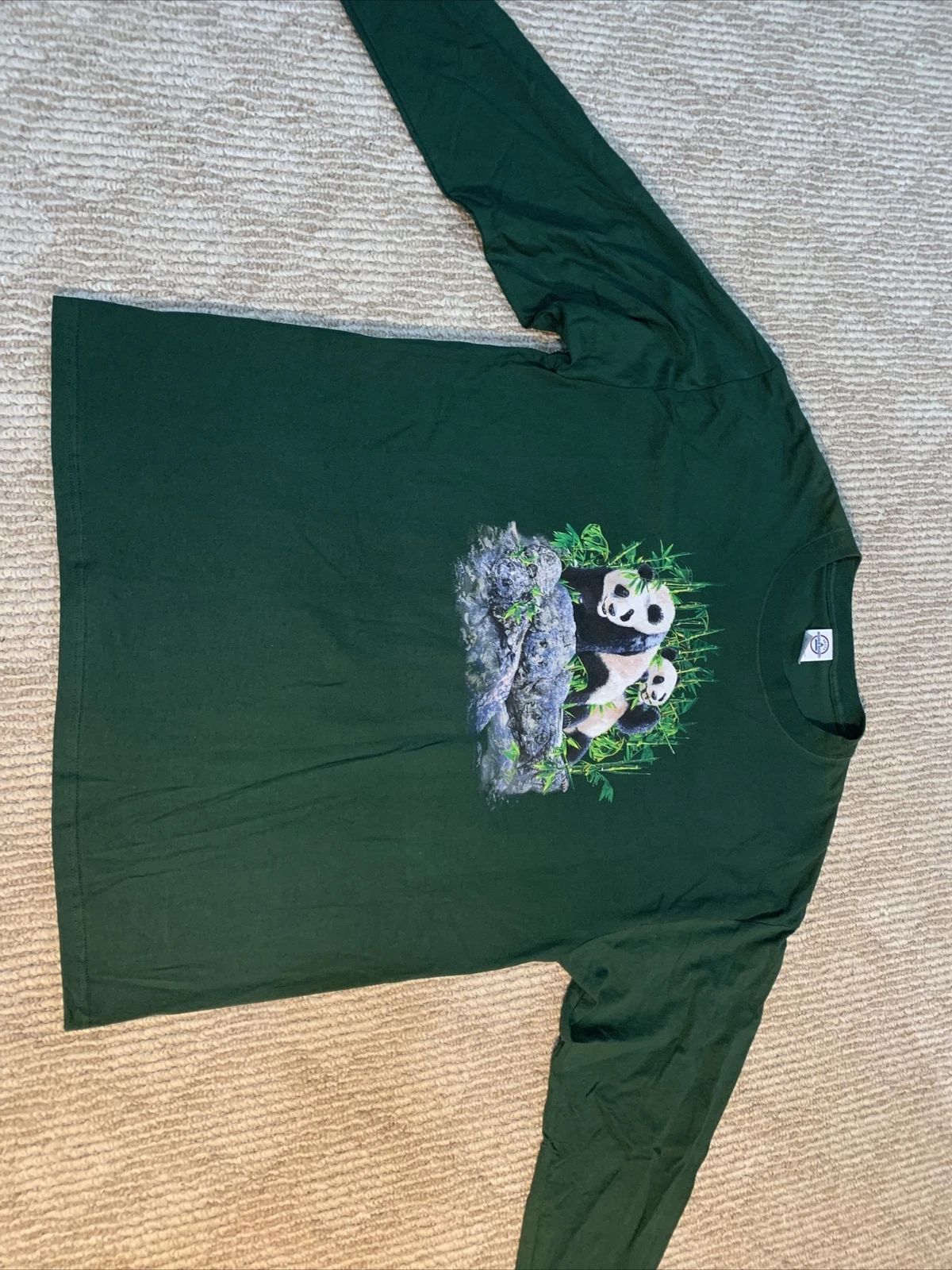 Pandas Long Sleeve Men’s Women’s Delta Magnum 100% Pre Shrunk Cotton T Shirts XL