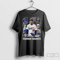 Classic Vintage Yoshinobu Yamamoto 18 Dodgers Mvp 2025 World Series T Shirts