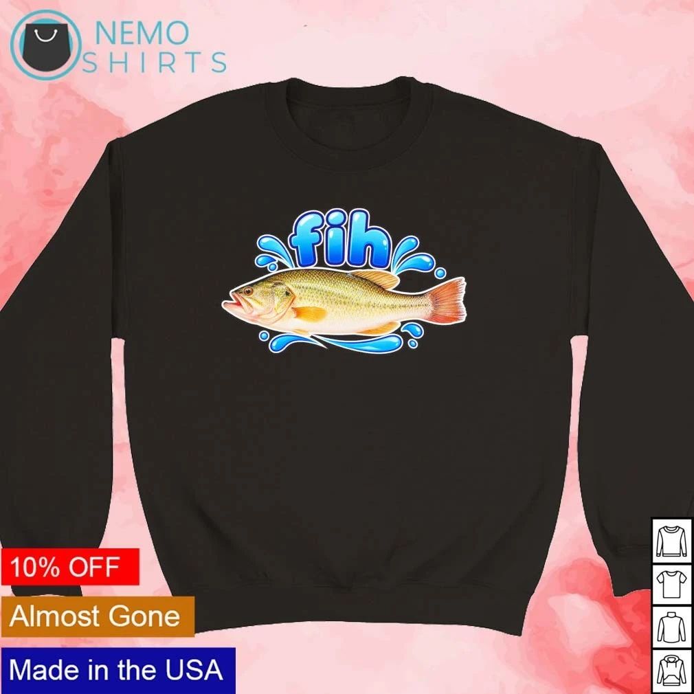 Fih Bass Fishing fish angler shirt