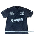 Trendy oversized black t shirt mens medium