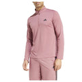 adidas Train Essential Quarter Zip Pullover Shirt Mens Pink Casual Tops IW3394-A