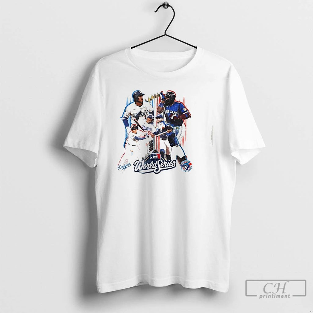 Classic Los Angeles Dodgers Vs Toronto Blue Jays 2025 World Series Graphic T Shirts