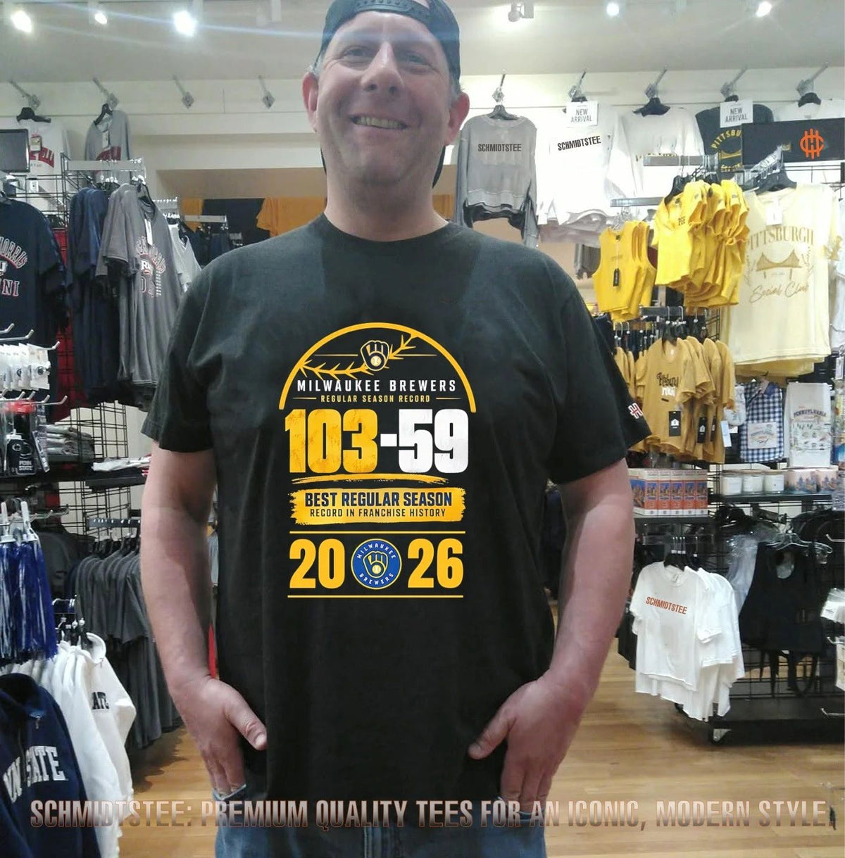 Milwaukee Brewers 2026 Regular Season Record 103-59 Best Regular Season Record In Franchise History shirt