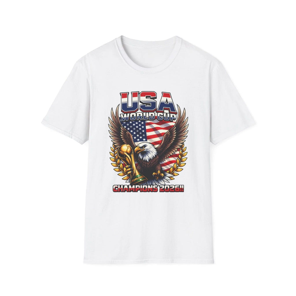 USA Eagle with Flag T-Shirt | American Patriot Graphic Tee