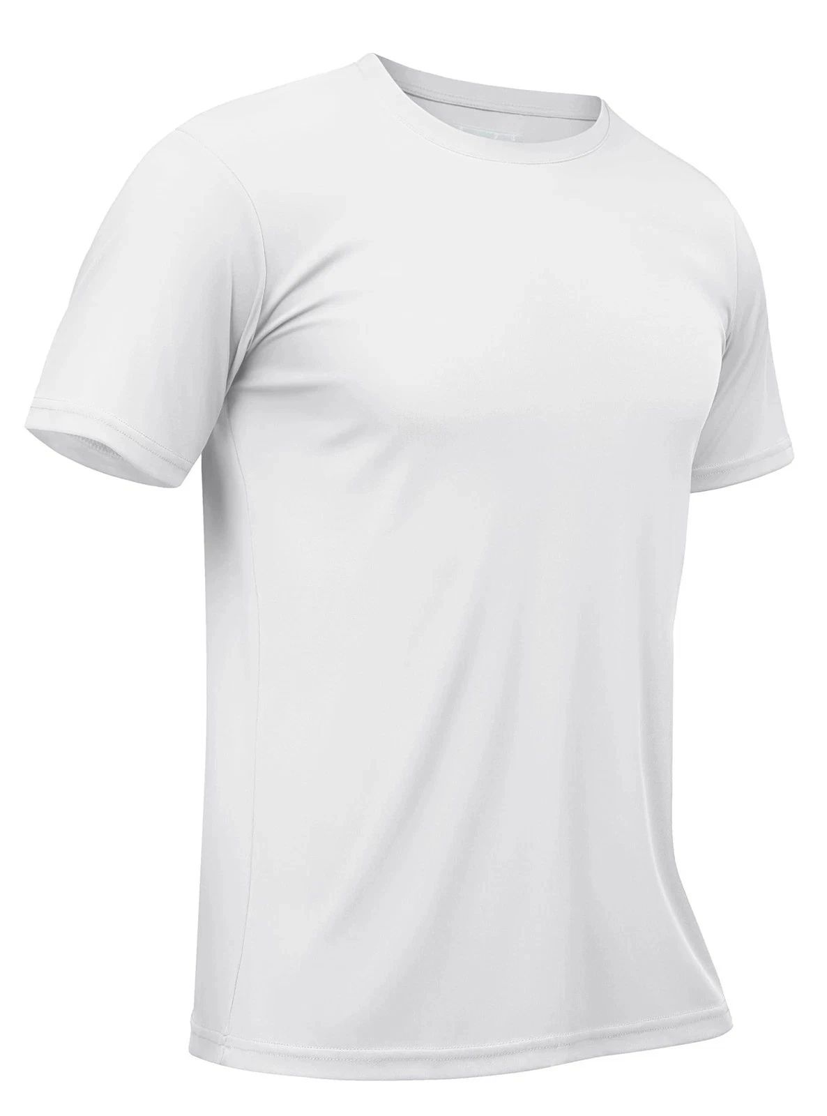 UPF50+ Men's UV Shirts Short Sleeve Quick Dry Summer Water Sport Performance Tee