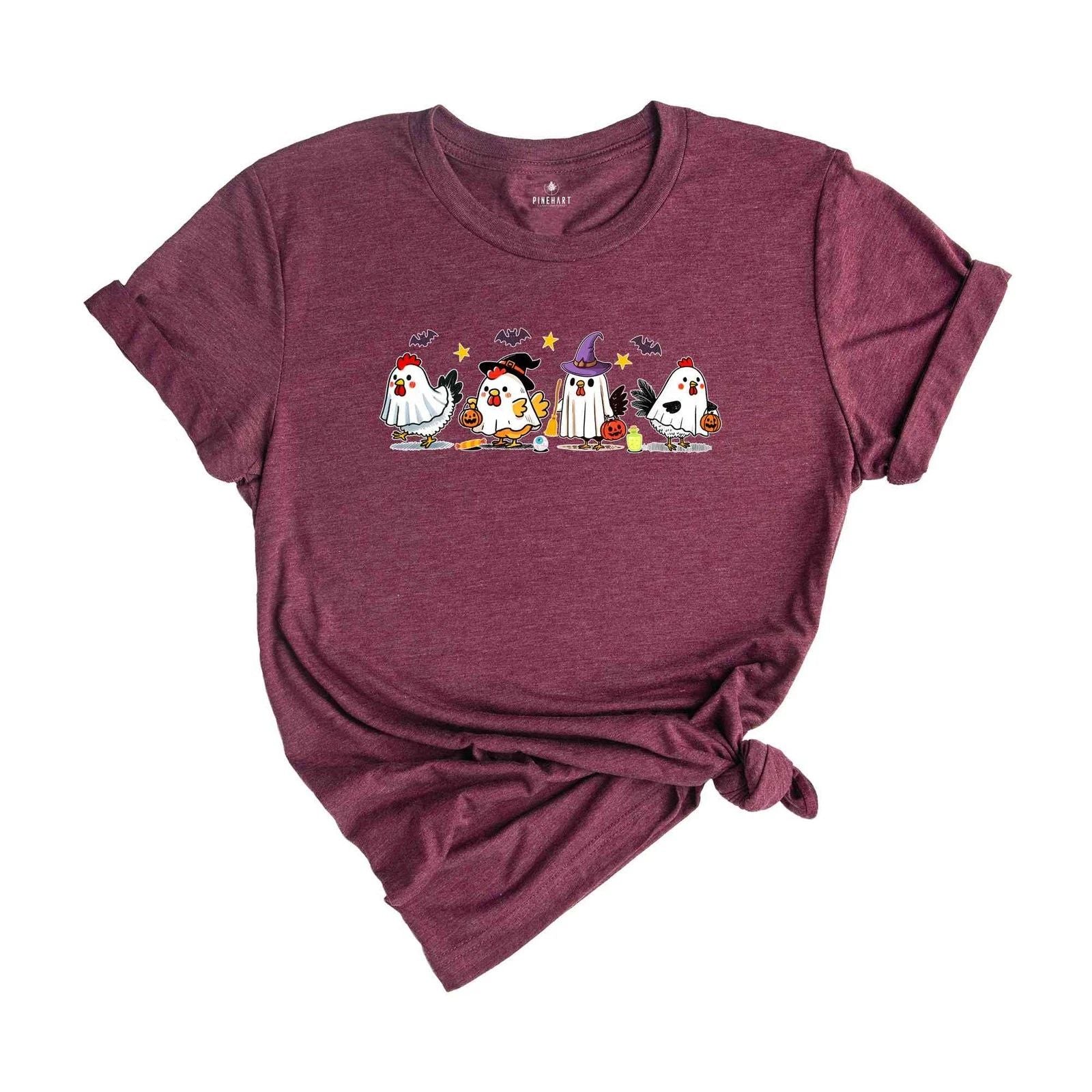 Cute Halloween Chicken Shirt, Chicken Lover Halloween Gift, Farmer Halloween Shi