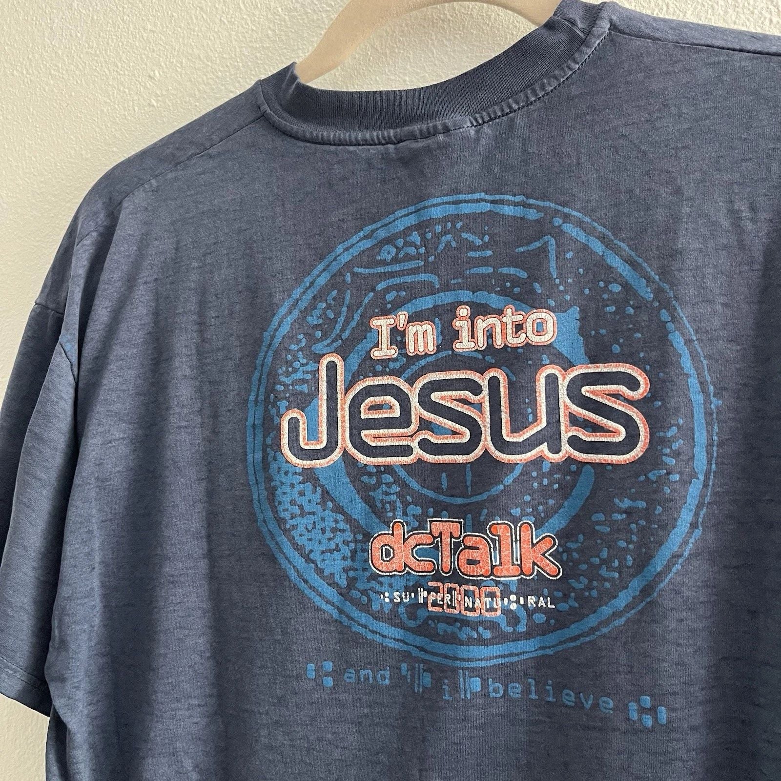 DC TALK Vintage T-Shirt XL Hey You 2000 Supernatural Tour I’m Into Jesus Band T