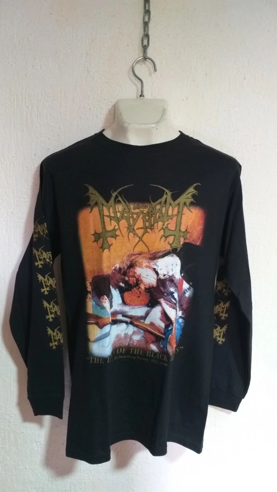 Mayhem dawn hearts long sleeve shirt black metal emperor darkthrone dissection