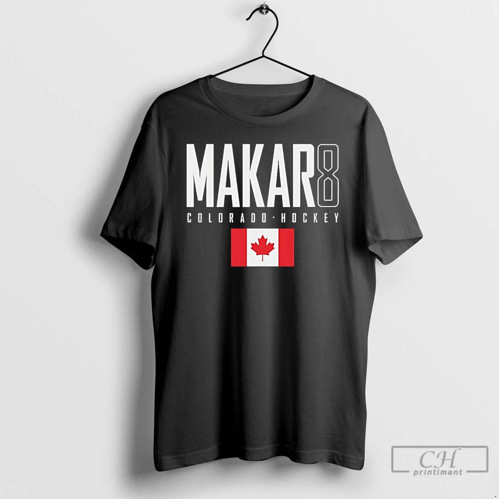 Classic Cale Makar Colorado Canada Elite Number And Name