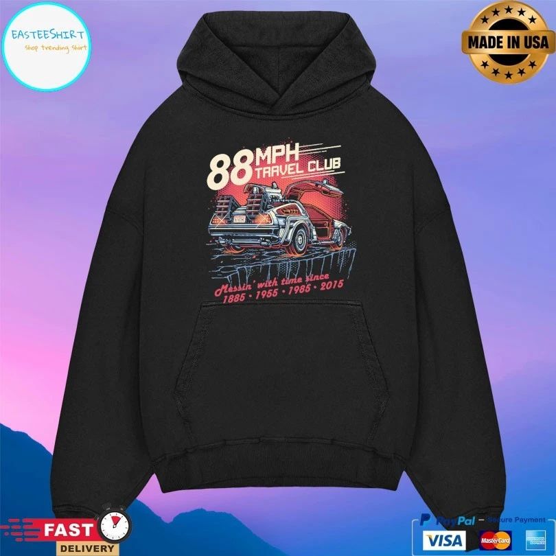 88mph Travel Club Messin’ With Time Since 1885-2015 T-shirt