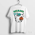 Original Halloween Ghost Miami Dolphins Football Flag Pumpkin Ladies