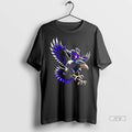 Trending Baltimore Ravens Gridiron Style Purple Grit Design T Shirts