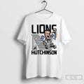 Classic Aidan Hutchinson Racer Caricature Detroit Lions T Shirts