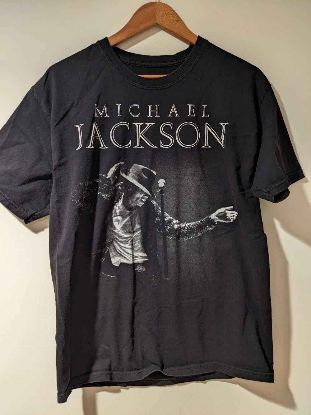2009 Michael Jackson King of Pop Vintage T-Shirt Men's Retro Rare Collectible