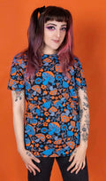 Run & Fly 80's /90's retro Magic Mushroom Short Sleeve Tee