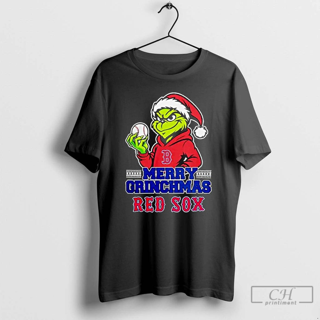 Classic Grinch X Boston Red Sox Merry Grinchmas Ornaments T Shirts