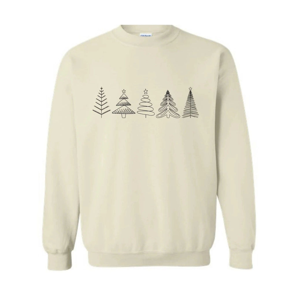 Christmas Tree Sweatshirt, Cute Christmas Hoodie, Winter Hoodie, Santa Hoodie, C