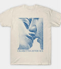 Cigarettes After Sex T-shirt, pop band, unisex t-shirt, light blue and natural