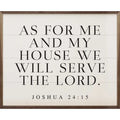 As For Me and My House Joshua 24 15 White