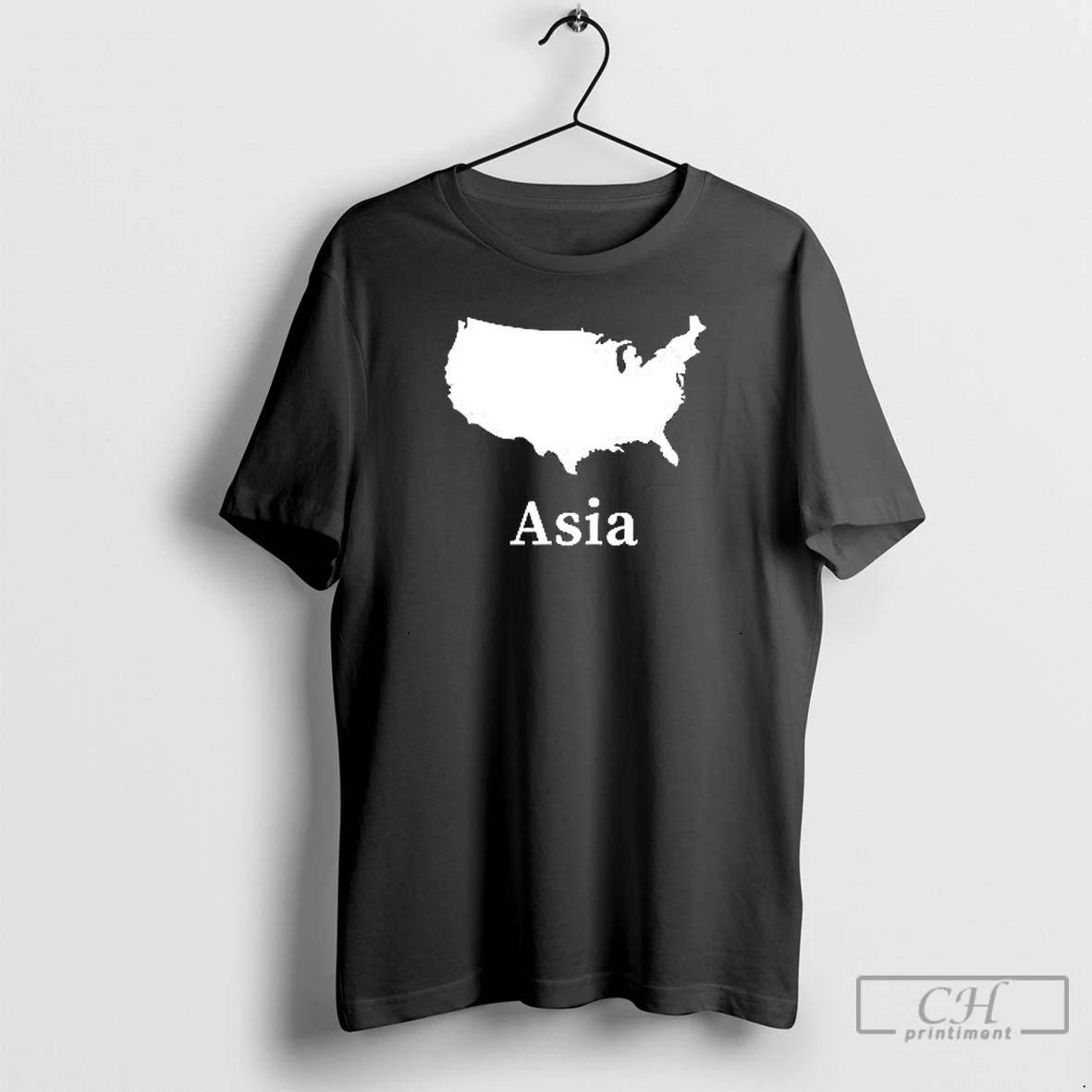 Premium United States Of Asia Map T Shirts