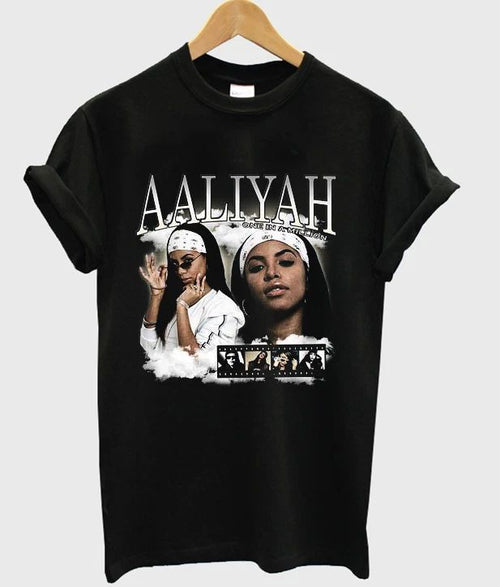 Aaliyah one in a million TShirt Men Women  Unisex Fullsize S-5XL